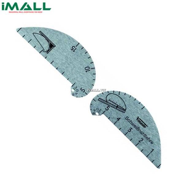 Thước lá chuyên dụng đo chiều cao, độ dày mối hàn Vogel 474405