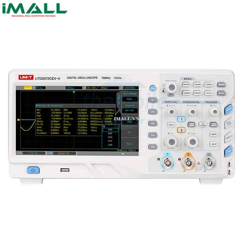 Máy hiện sóng số UNI-T UPO2072CEX-II (70MHz, 2 Kênh, 1GS/s)