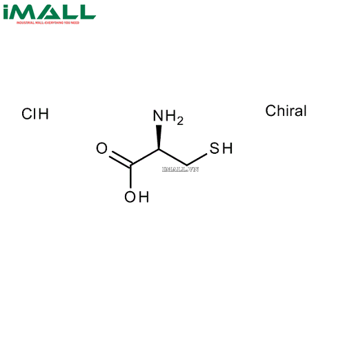 Hóa chất L-Cysteine hydrochloride monohydrate cho phân tích hóa sinh (C₃H₈ClNO₂S * H₂O, Chai nhựa 1kg) Merck 1028391000