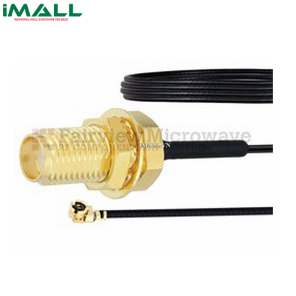 Cáp SMA Female Bulkhead - UMCX 2.5 Plug Fairview FMCA1001 (1.13mm Coax; 6 GHz )