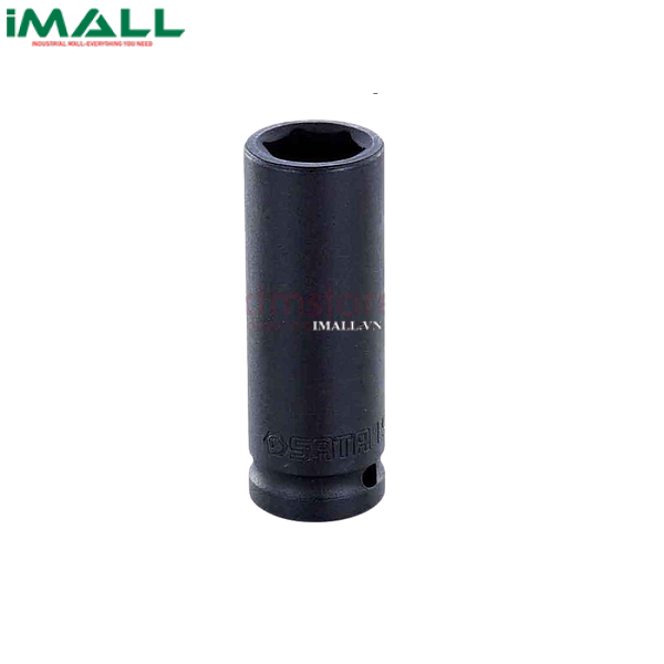 Đầu tuýp lục giác đen thành mỏng, loại dài 1/2" SATA 34411T (18mm)