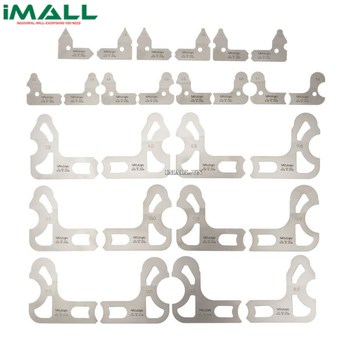 Bộ dưỡng đo bán kính Mitutoyo 186-902 (0.5-13mm/26 lá)
