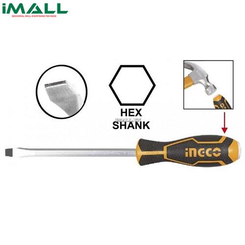 Tuốc nơ vít dẹp đóng xuyên (6x150mm) INGCO HGTSPH2150