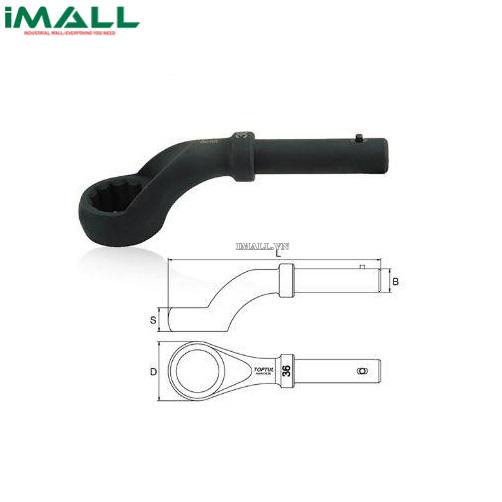 Cờ lê đóng 1 đầu vòng TOPTUL AAAV2424 (45° Offset)