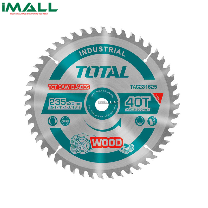 Lưỡi cưa gỗ hợp kim (254mm) 60 răng Total TAC231723