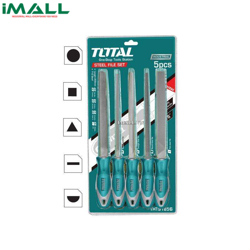 Bộ giũa sắt 5 chi tiết Total THT918516