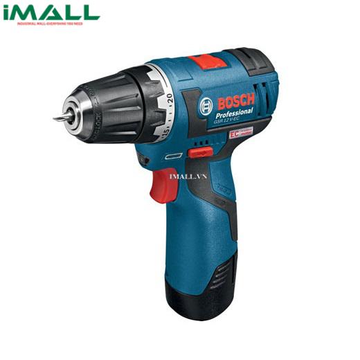 Máy Khoan Pin Bắt Vít BOSCH GSR 12V-EC (12V, 06019D40K2)