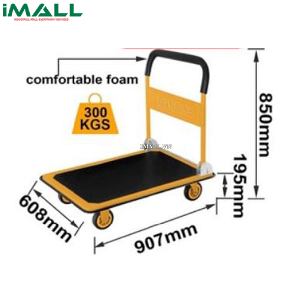 Xe đẩy hàng 4 bánh gấp gọn Ingco HPHT13002 (300kg )