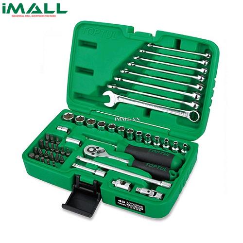 Bộ đồ nghề xách tay 12PT 49 chi tiết 1/4" TOPTUL GCAI4902