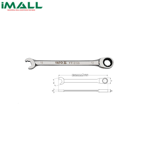 Cờ lê vòng miệng tháo nhanh Yato YT-0156 (9mm)