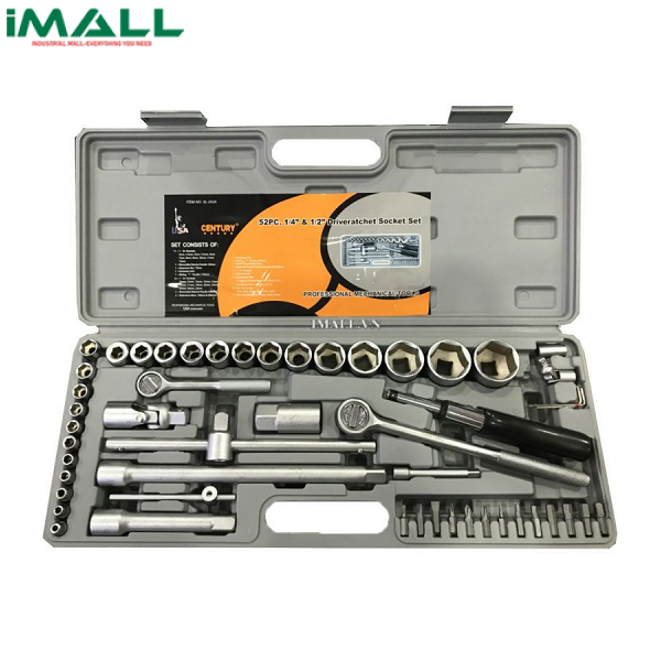 Bộ Đồ Nghề 52 Món CENTURY XL-203A (¼” và ½”)