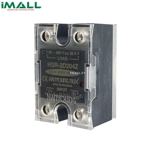 Rờ le bán dẫn Hanyoung nux HSR-2D204R (4 – 32Vdc, 20A, 1 pha)