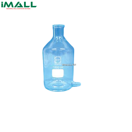 Chai thủy tinh DURAN (500ml, Outlet tube) SciLab SL.Bot2041