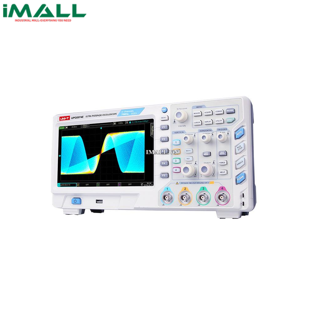 Máy hiện sóng số UNI-T UPO2074E (70MHz ,4 Kênh, 1GS/s)