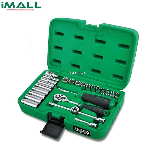 Bộ tuýp xách tay 1/4" 25 chi tiết TOPTUL GCAI2501