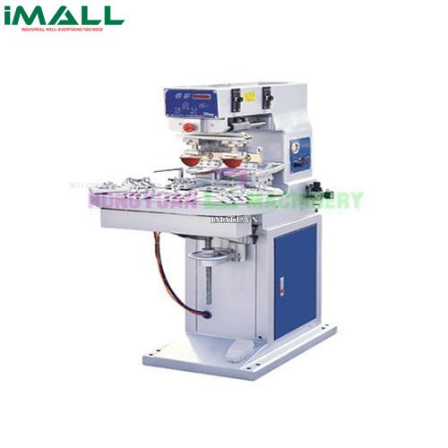 Máy in tampon hai màu bàn xoay Hoystar GW-P2C (1500pcs/h)