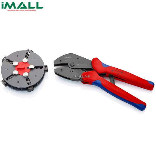 Kìm Bấm Cos Thay Ngàm MultiCrimp®  với 5 Ngàm Cos KNIPEX 97 33 02