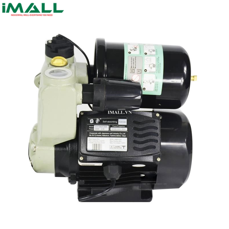 Máy bơm nước tăng áp tự động Rheken JLM 60-200A (200W)