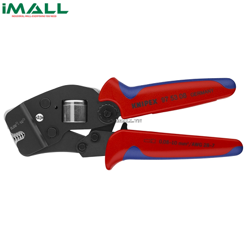 Kìm Bấm Cos Ép Cos Pin Rỗng Wire ferrules 0.08 - 10mm² Knipex 97 53 08