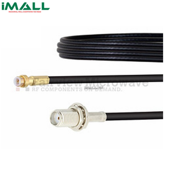 Cáp Snap-On MMBX Plug - SMA Female Fairview FMCA1434 (RG-174 Coax; 3 GHz )