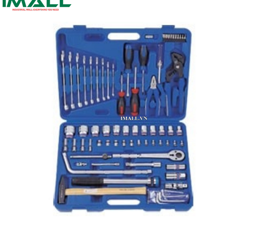 Bộ tuýp 75 chi tiết hệ mét Kingtony 7075MR (1/4" + 1/2")