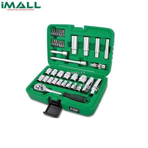 Bộ đồ nghề xách tay 3/8" 39 chi tiết TOPTUL GCAI3901