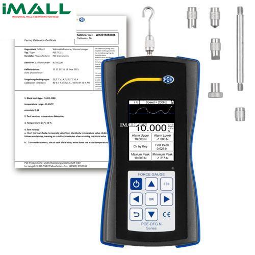 Máy đo lực (0 ~10 N; 0.005 N, kèm Certificate ISO) PCE DFG N 10-ICA