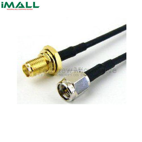 Cáp SMA Male - SMA Female Bulkhead Fairview FMC0212174 (RG-174 Coax; 1 GHz )