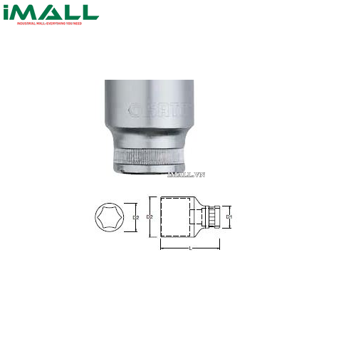 Đầu tuýp 12 PT 1/2" SATA 13605 (14mm)