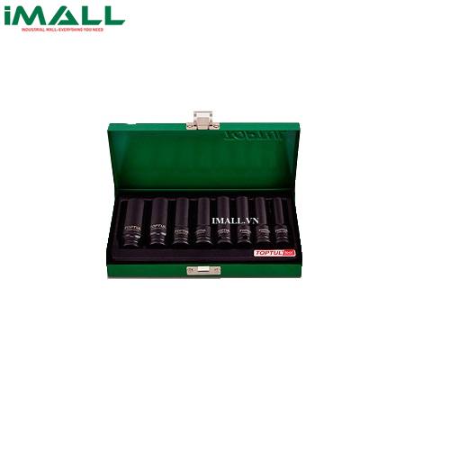 Bộ đầu tuýp lục giác dài đen 3/4 inch 8 món Toptul GDAD0808