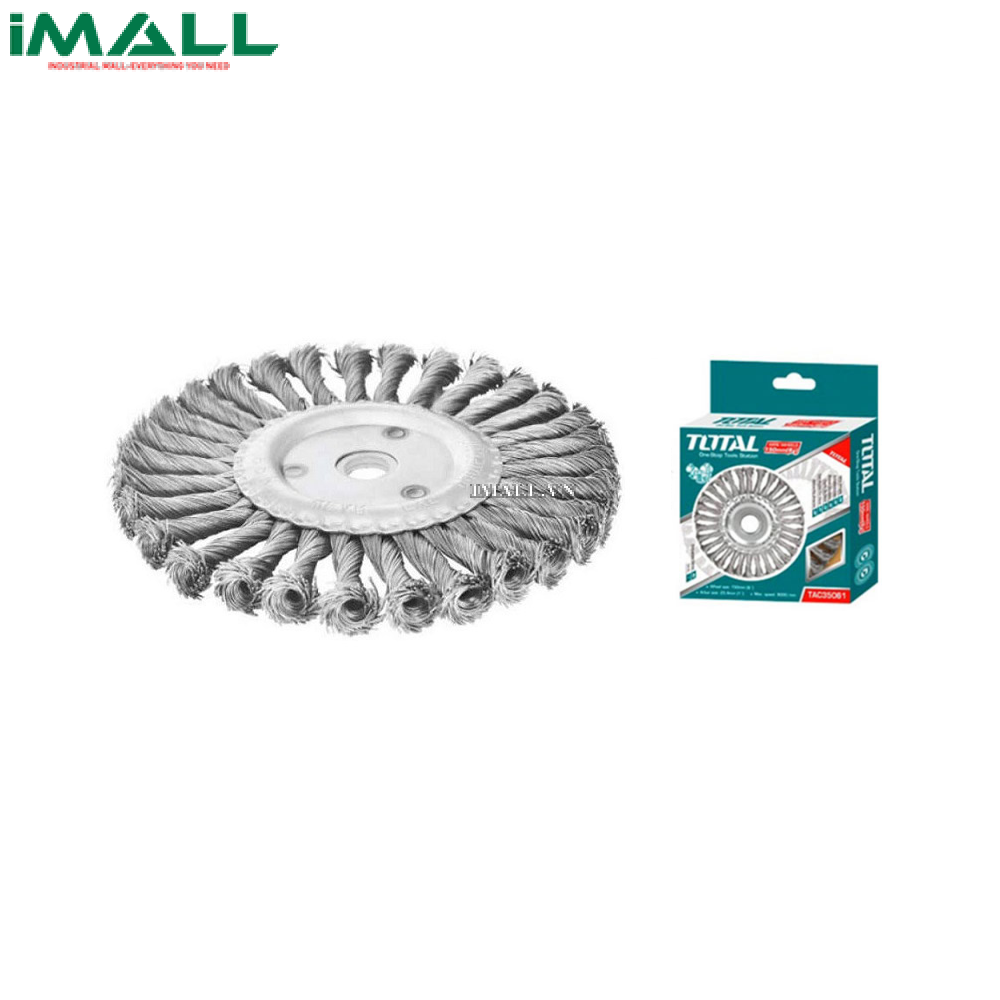 Bánh cước thép xoắn (125mm) Total TAC35051