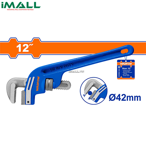 Mỏ lết mở ống trục lệch 12" Wadfow WPW6112