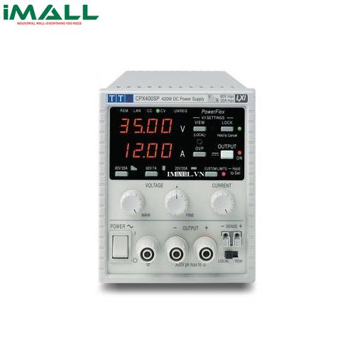 Nguồn một chiều TTI CPX400SP (1 Kênh, 0~60V, 0~20A, 420W, RS232/USB/GPIB/LAN)