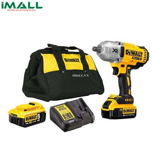 Máy vặn bulong 1/2'' dùng pin 18V DeWALT DCF899P2 (SET 5Ah)