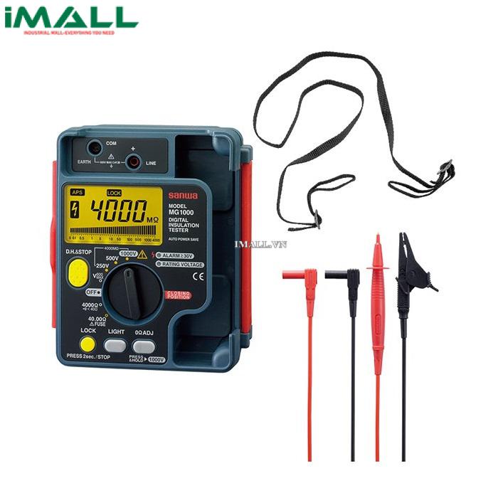 Máy đo điện trở cách điện SANWA MG1000 (1000V/500V/250V, 4000MΩ)