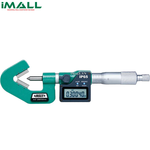 Panme điện tử đầu đo chữ V INSIZE 3590-457A (25-45mm/1.0-1.8") (7 rãnh)