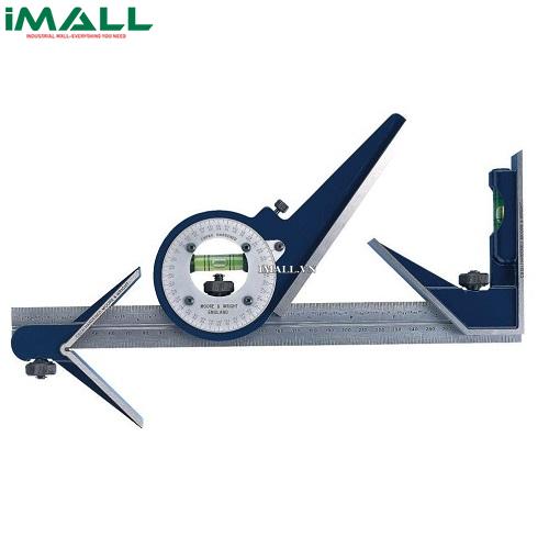 Thước đo góc vạn năng (Thước, 300mm) MOORE & WRIGHT CSRM300