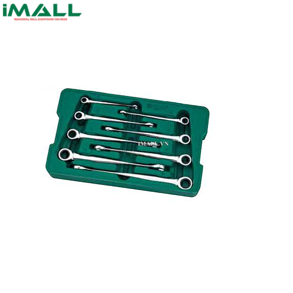 Bộ cờ lê vòng miệng tay đòn tự động 8 chi tiết (8~19mm) SATA 08015