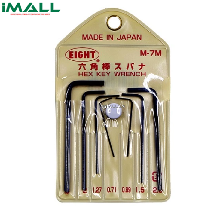 Bộ lục giác EIGHT M-7M (7 cái, 0.71~3mm)