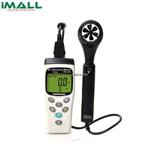 Máy đo tốc độ, lưu lượng, nhiệt độ gió Tenmars TM-402A (0.4~20m/s)