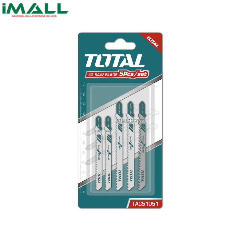 Bộ lưỡi cưa lọng 5 chi tiết Total TAC51051