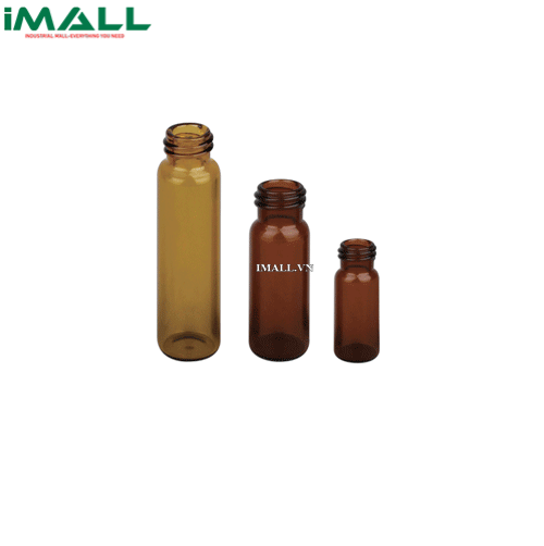 Lọ mẫu thủy tinh màu hổ phách (Chỉ lọ,8ml, không nắp, ren nắp 15-425) SciLab SL.Vi1228