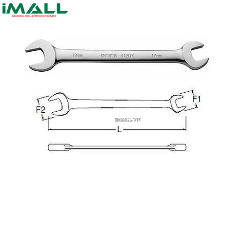 Cờ lê hai đầu miệng SATA 41209 (21*23mm)
