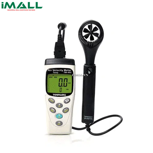 Máy đo tốc độ gió, lưu lượng, nhiệt độ, độ ẩm TENMARS TM-403A (0.4~20m/s, -20~60 °C, 20~80%)