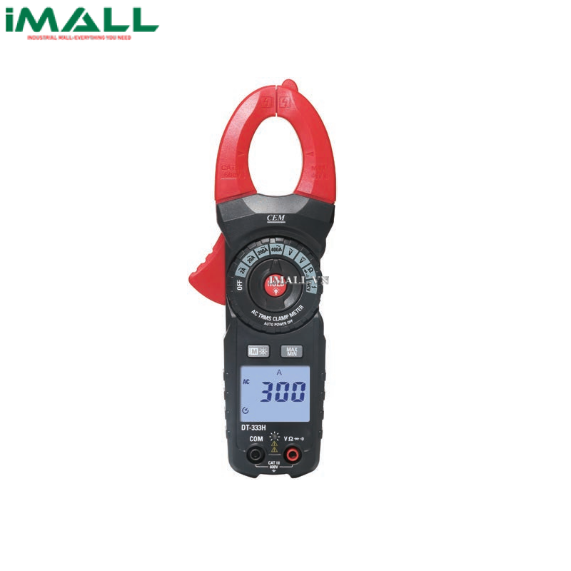 Ampe kìm AC/DC CEM DT-335H (True RMS, AC/DC 400.0A, 600V)