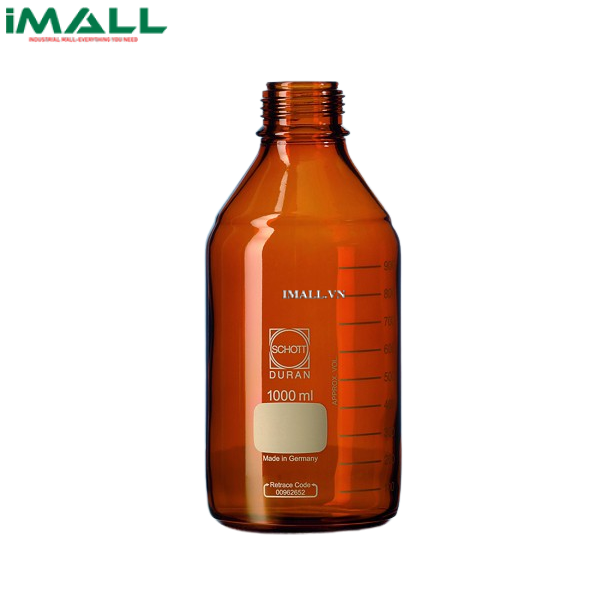 Chai trung tính nâu, 20000ml (nắp xanh+vòng đệm) Duran 218069104
