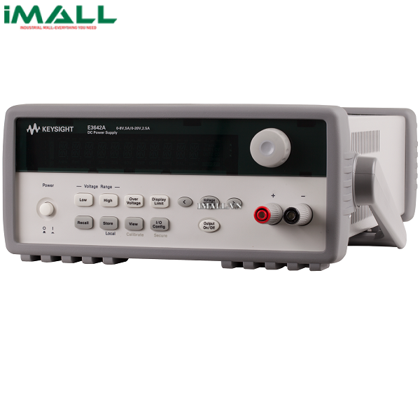 Bộ nguồn DC 1 đầu ra với 2 dải tùy chọn KEYSIGHT E3642A (0-8V/5A &amp; 0-20V/2.5, 50W)