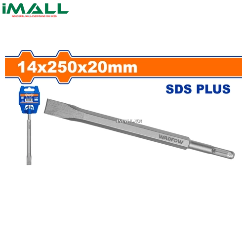 Mũi đục dẹp đuôi gài 14x250x20mm Wadfow WGZ1202