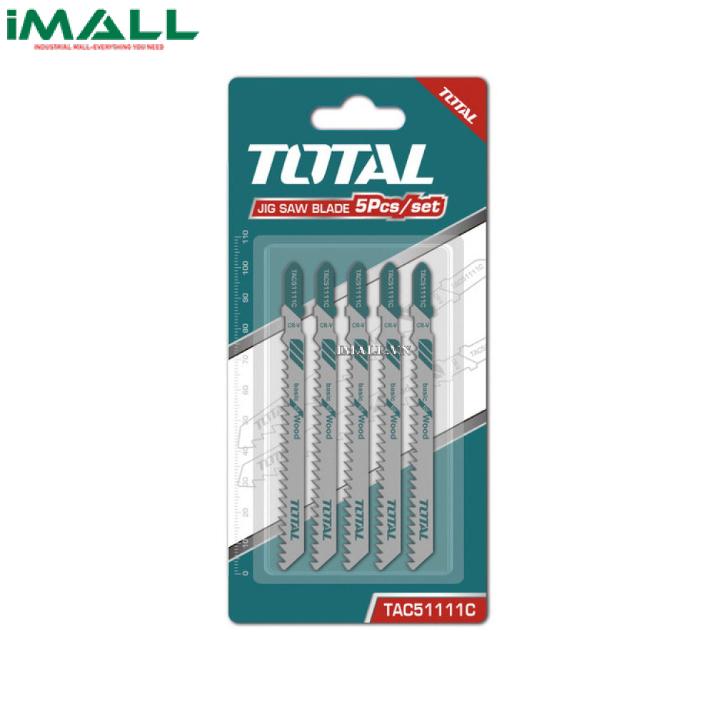 Bộ lưỡi cưa lọng gỗ 5 chi tiết Total TAC51111C