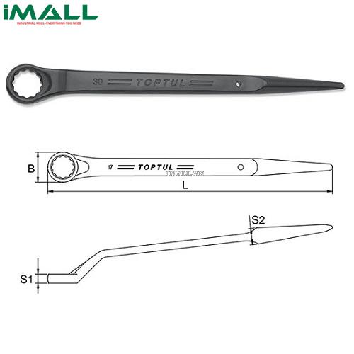 Cờ lê đuôi chuột 17mm TOPTUL AAAS1717